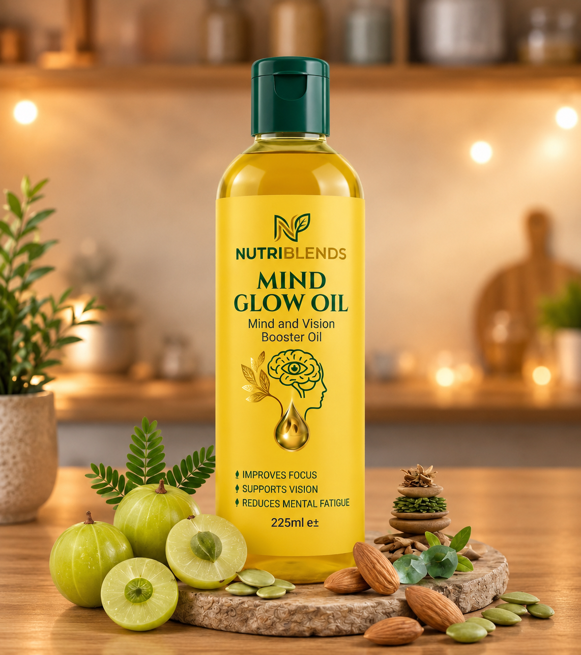 NutriBlends Mind Glow Oil — Mind & Vision Booster Oil